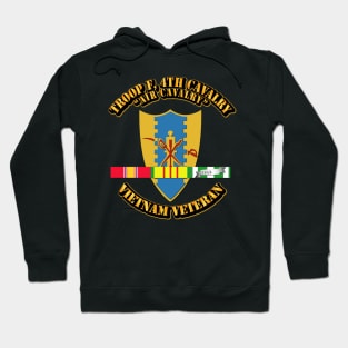 Troop F,  4th Cavalry w SVC Ribbons Hoodie